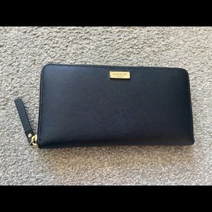Kate Spade Saffiano Leather Zip Wallet